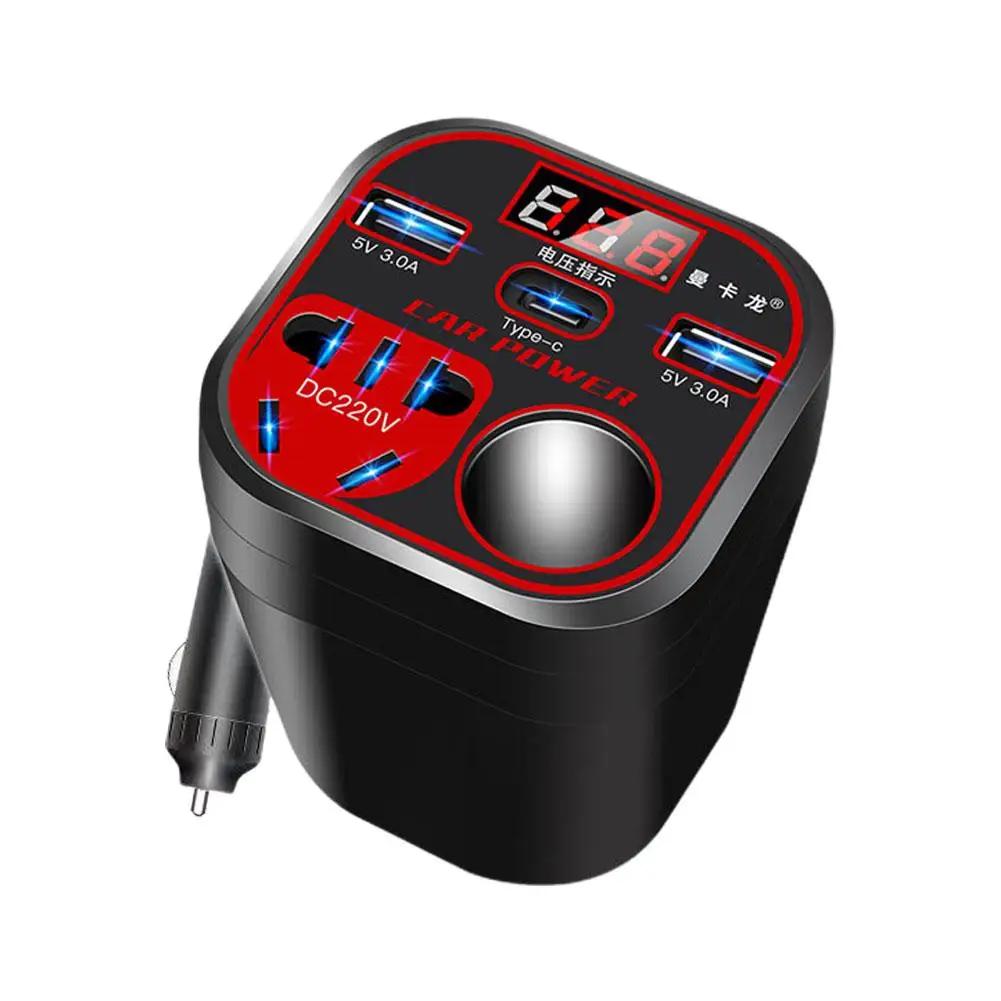 Автомобильный инверторный преобразователь зарядного устройства с креплением на чашку, инверторная мощность Automotiva Fonte 24 В 12 В для автомобиля 220 В H2t0