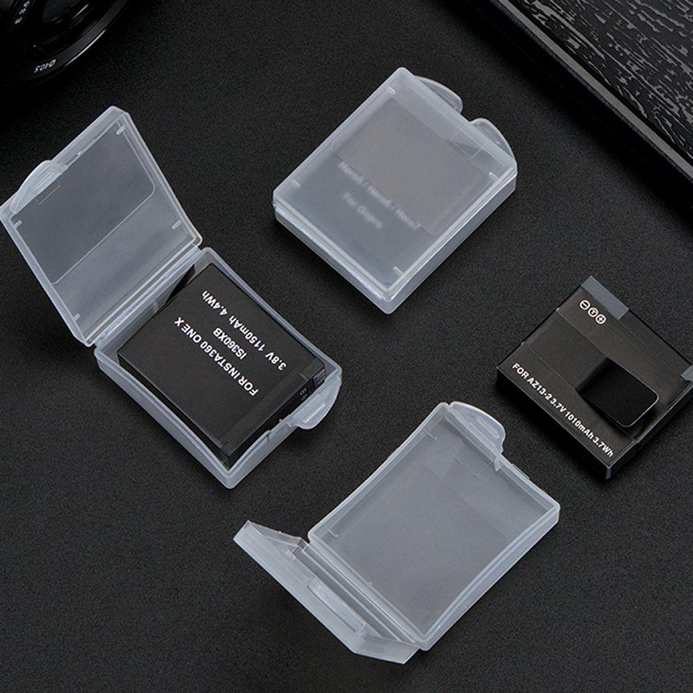 2 шт. Чехол для экшн-камеры, прозрачный водонепроницаемый защитный пластиковый аккумулятор для хранения
