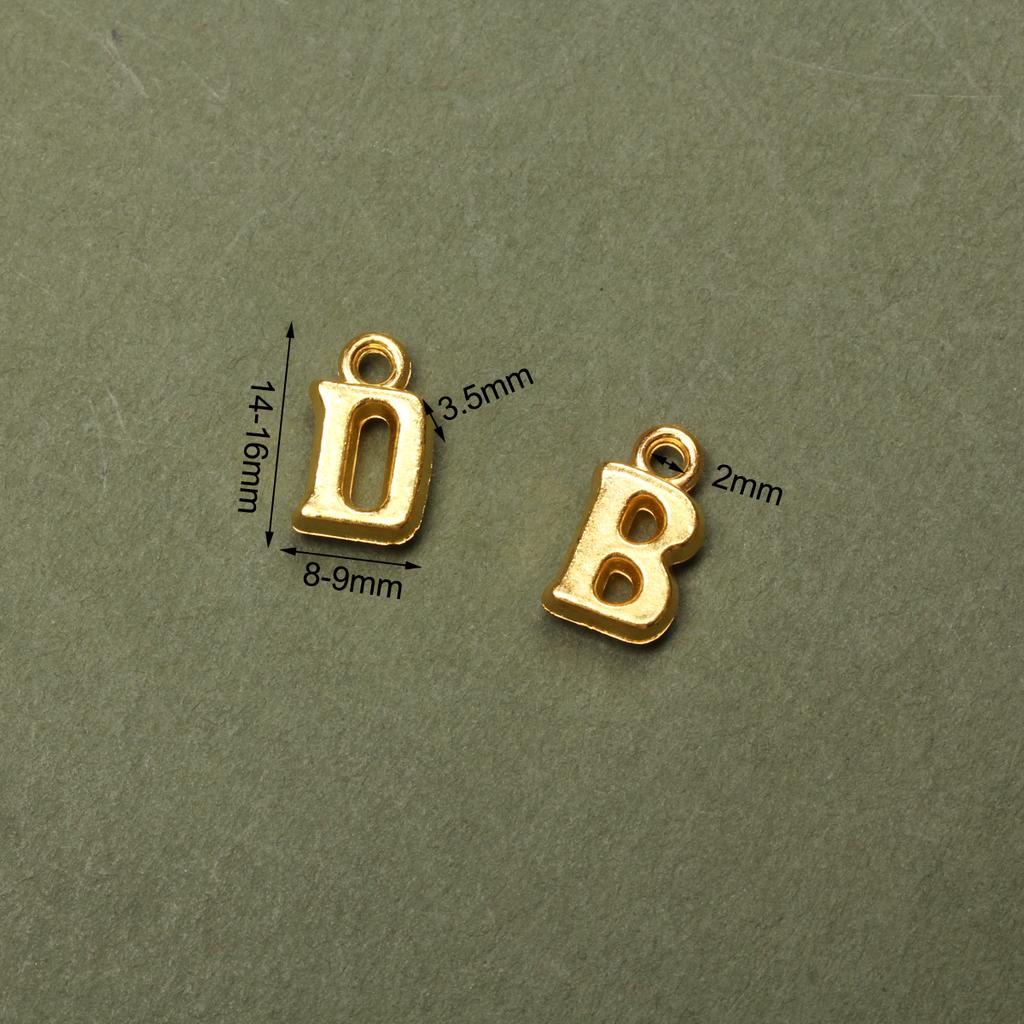 50 шт., 14-16 мм * 8-9 мм, подвеска со смешанными буквами, инициалы AZ, акриловая подвеска, используется для изготовления ювелирных изделий, браслетов и ожерелья своими руками.