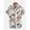 Мужская летняя новинка 3D-печатная красочная гавайская рубашка с рисунком Huolie, повседневный гавайский тропический топ с коротким рукавом и цветочным принтом