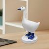 Magnetic Goose Key Holder Resin Goose Figurine with Magnetic Beak Desk Decor Key Holder for Home Entrance Housewarming Gift