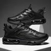 Air Cushion Sneakers Men's New Low-top Lace-up Black Mamba Running Shoes Mesh Platform Dad Shoes
