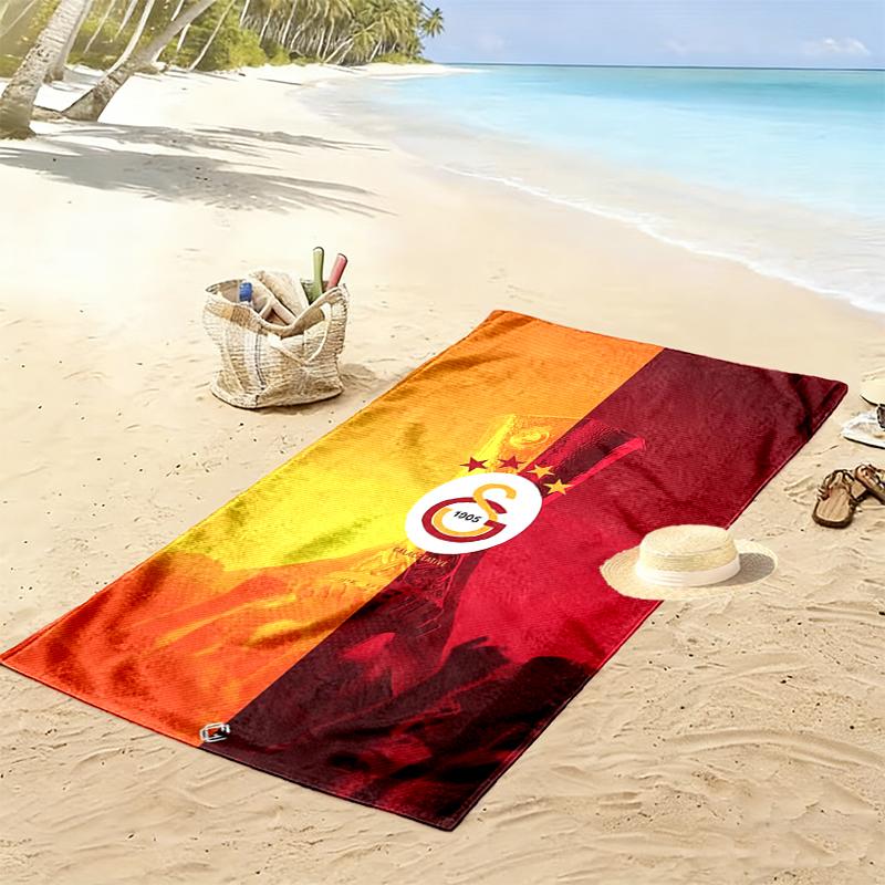 Пляжное полотенце Galatasaray SK, подходит для различных ситуаций, таких как кухня, ванная комната и пляж