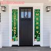 Set of 2 Party Banner Chinese New Year Traditional Couplet Multi Holiday 12x70.8in Fabric
