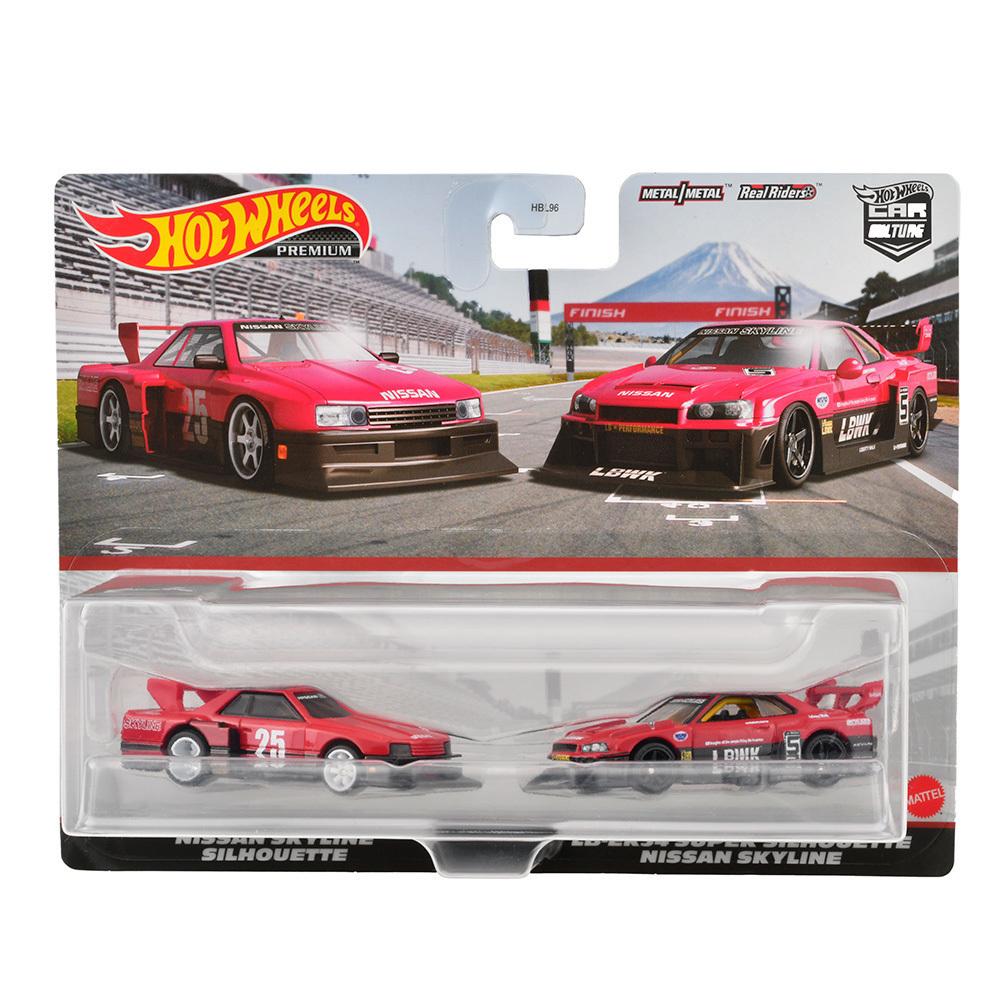 Hot Wheels Nissan Skyline Super Silhouette SKYLINE LBWK Premium 2 Pack Silhouette/LB-ER34