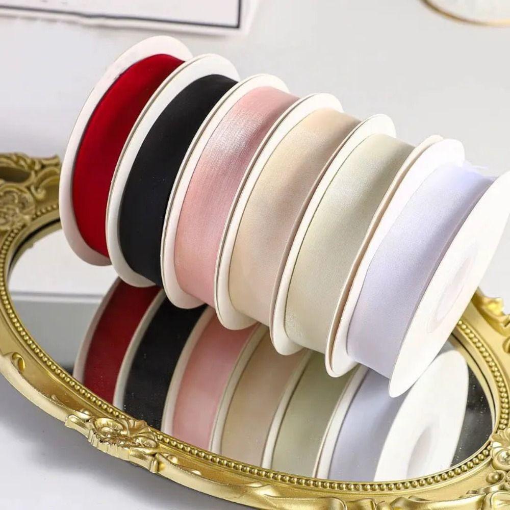 Translucent Chiffon Ribbons DIY Hair Clip Ribbons Beautiful Festival Gift Box Packing Ribbons