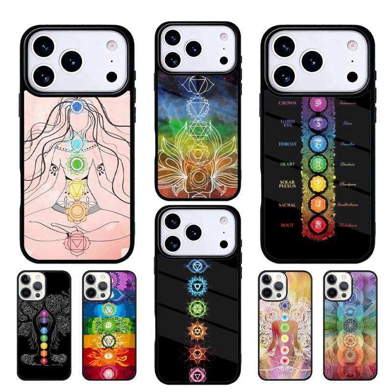 Чехол для мобильного телефона Мандала Чакра Йога Совместим с IPhone 17 16 15 14 13 12 11Pro Max 17 Air cover