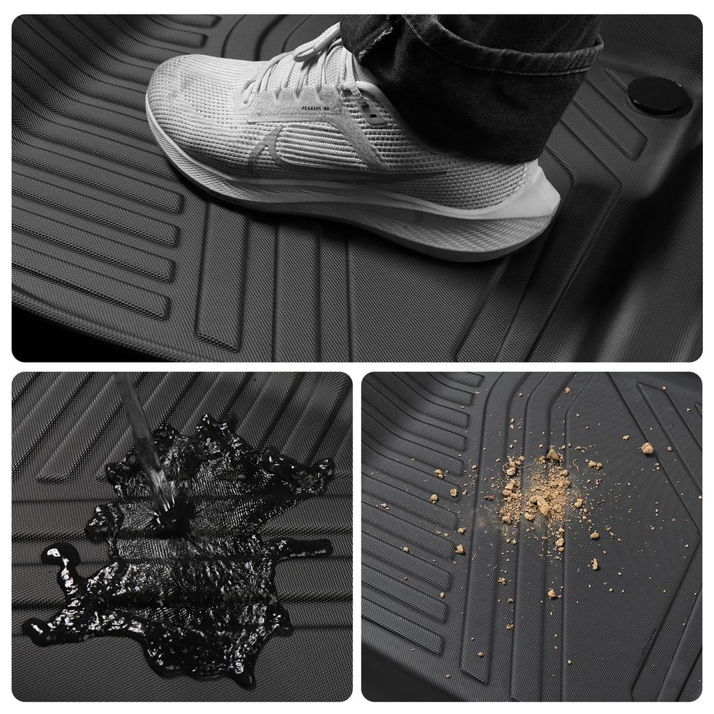 ZUNDUO Set of 3D Floor Mats for Toyota Land Cruiser 250 Series Compatible with 2024 Present Includes Floor and Made of TPE These Mats Are and Making