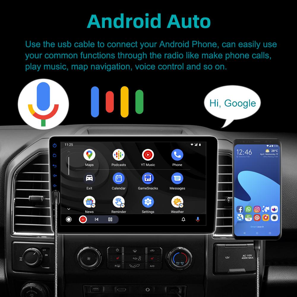 Reakosound 1 Din Автомобильное стерео радио 9 дюймов MP5 с сенсорным экраном Универсальный автомобильный мультимедийный плеер с Bluetooth FM-приемником Поддержка камеры заднего вида 7120C