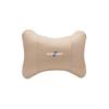 M logo Car Valve Cap Auto Seat Headrest Leather Neck Pillow Head Support For BMW X1 X2 X3 X5 X4 X6 X7 iX3 F20 F10 F07 E70 E46 FY6