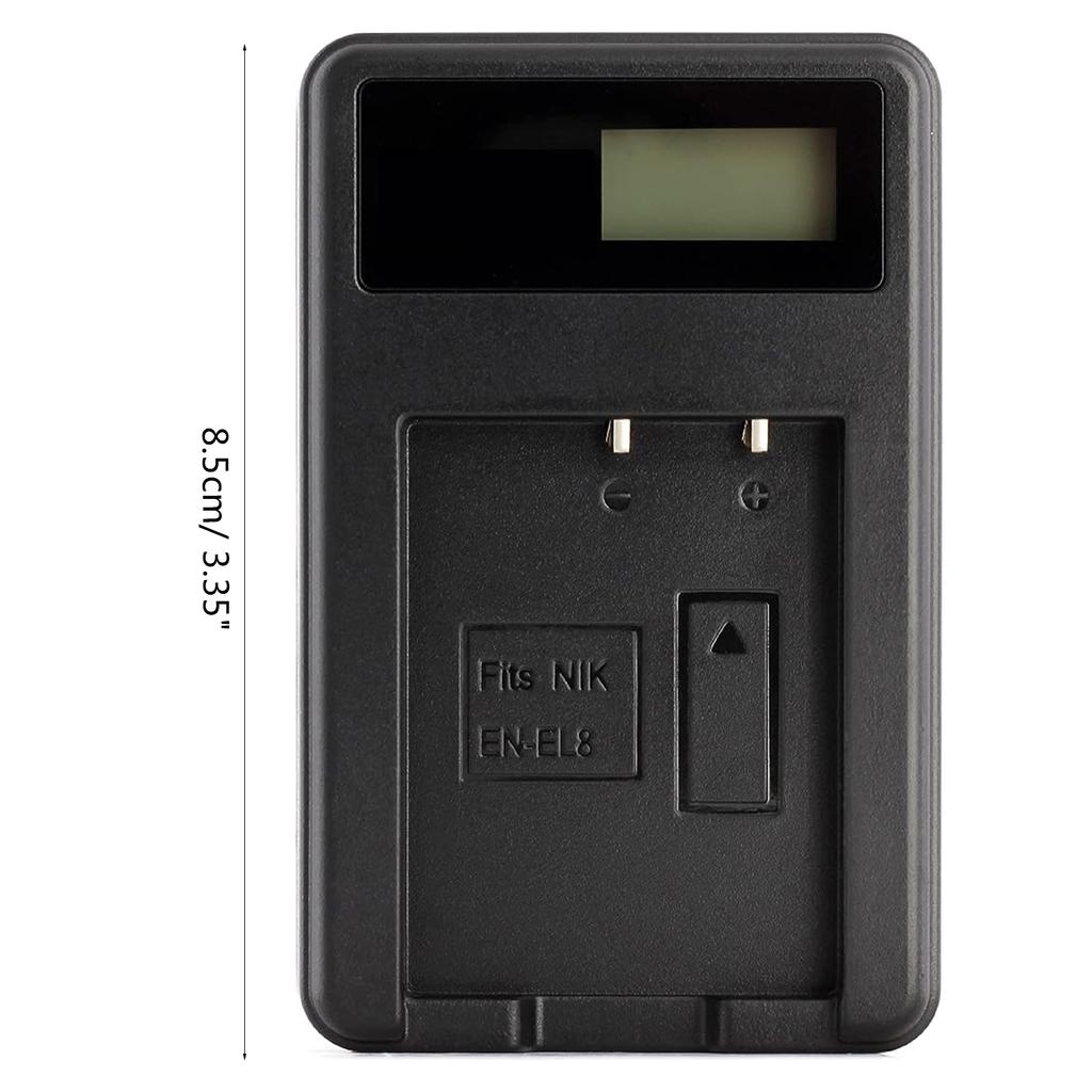 EN-EL8 Battery Charger Battery LCD USB Charger Charging Dock for Coolpix S52C S50 S51 P1 P2 S51C S52 S7c S50C Camera