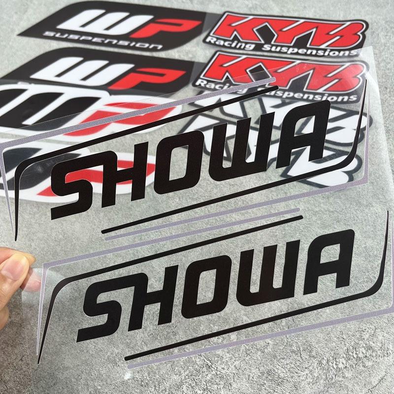 Водонепроницаемые наклейки на подвеску мотоцикла Вилка Kyb Wp Showa Наклейки для Yamaha Honda Suzuki Ktm Kawasaki Benelli BMW Ducati