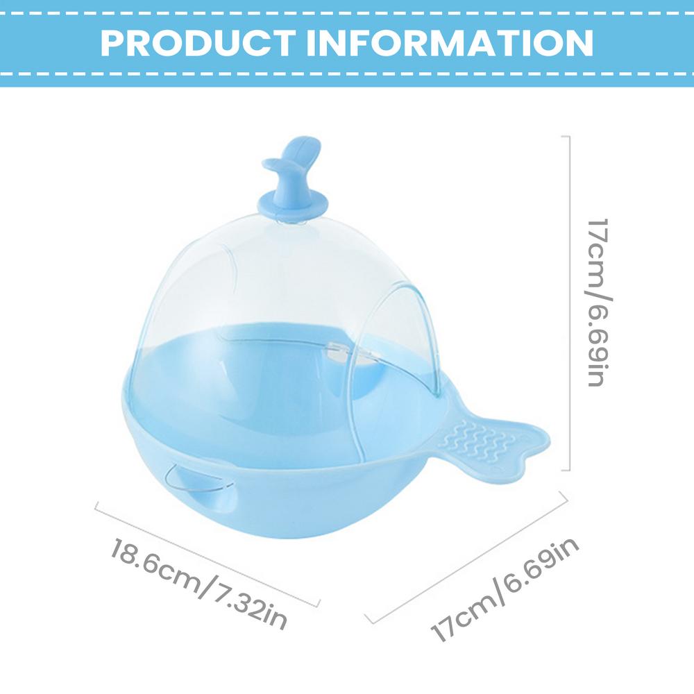 Parakeet Bath Hangable Large Multifunctional Toys Bird Cage Toys Parrot Bathtub For Indoor Home Cockatiel Finches Parakeet