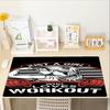 weightlifting Theme Mouse Pad, Non Slip Rubber Base, Multifunctional Office & Home Decor, Perfect for Workspace Personalization.