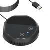 Настольный USB-спикерфон для конференций, микрофон 360°, воспроизведение на ПК, микрофон для компьютера, поддержка Bluetooth-динамика, сенсорные кнопки управления, функция