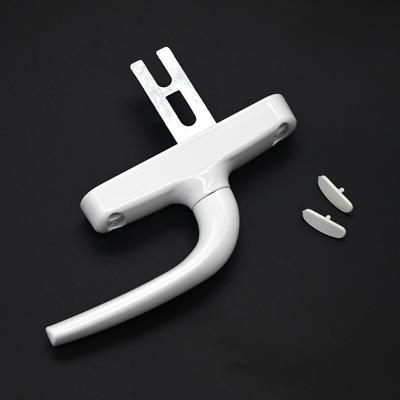 Casement Window Handle Hardware Door and Window Accessories Long Fork Aluminum Alloy Circle Handle External Opening Handle