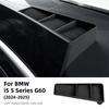 For BMW 5 Series G60 2024 2025 Car Central Control Navigation Screen Rear Storage Box Mobile Phone Tray Interior Silicone Decal
