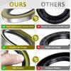 4 Pack 10-36-LOTOF4 Double Lip Grease Seal 2.25 x 3.376 for Dexter 010-036-00, TruRyde GS-2250DL, Texcom 22333TBN, National 452920, 482920, NOK