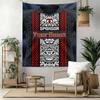 Ethnic Tribal Patterns Custom Your Name Wall Decor Tapestry Art For Pet Memorial Birthdaywedding Party Backdrop Family Gift