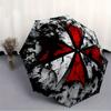 1pc Red Cross Symbol Automatic Opening/closing umbrella, Compact Travel Umbrella - - Festive Accessory, Sturdy Ribs yy250807068