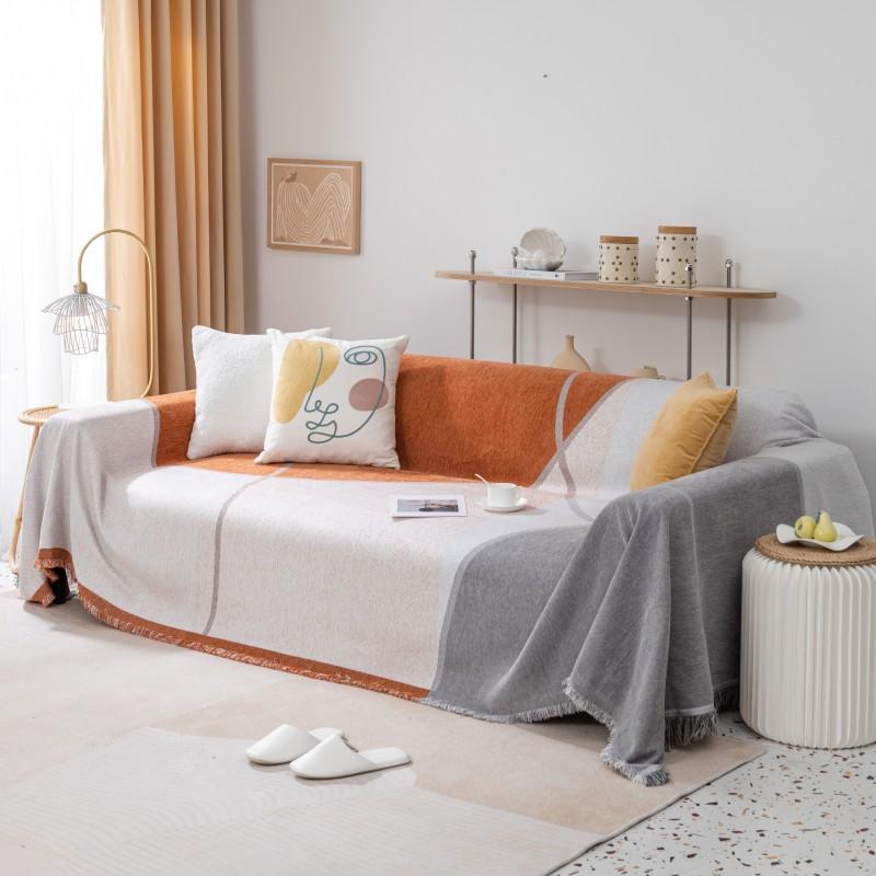 Чехол для дивана из жаккарда из шенилла, всесезонный, противоскользящий, чехол для дивана, одеяло с защитой от царапин у кошек