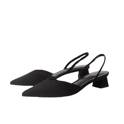 Мода Модные босоножки на квадратном каблуке для женщин Летние туфли на среднем каблуке для женщин Небольшие резиновые женские сандалии из искусственной кожи