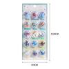 PAVIKE 3D Stickers for Decorating Mobile DIY Easy to and Convenient for Crafts Phones, Planners, Projects, Diaries, etc. Apply, Portable, (3 Colors)