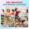 126 PCS Pop Bracelet it Fidget Toys Pack, Fidget Bracelet Birthday Party Gifts, Decompression Wristband with Autistic & ADHD,Fidget Wristband as