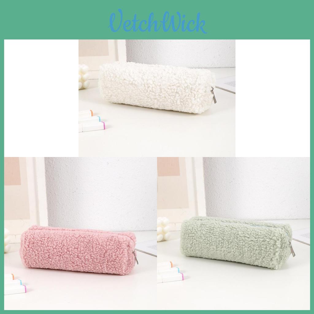 Thick Plush Pen Organizer With Cute Look And Multiple Colors For School And Studio