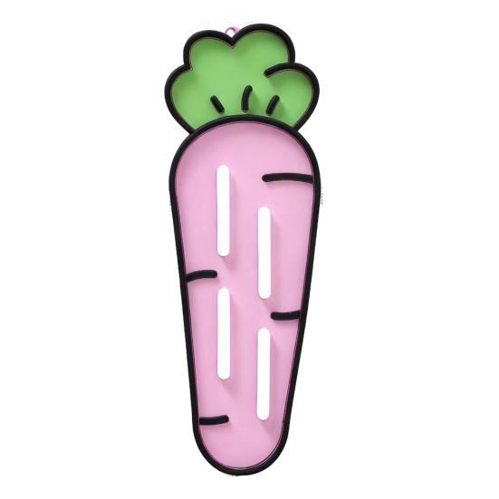 Силиконовый коврик для хранения крышек от кастрюль, дизайн «Морковь», противоскользящий, термостойкий, пищевой, коврик для столешницы для сушки, кухонный аксессуар