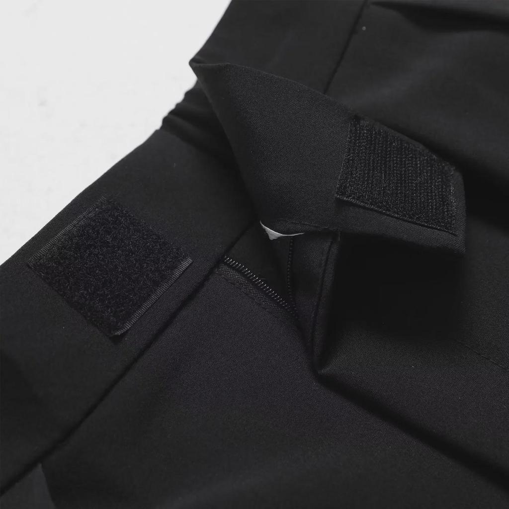 Мужские облегающие повседневные брюки Nine-Point Skinny белого цвета с эластичной резинкой