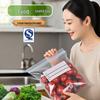 Утолщенные самозакрывающиеся пакеты для хранения пищевых продуктов с двойным рифлением для холодильников