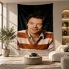 Decorative Tapestry,Harry Styles Printed Wall Art, Lightweight Wall Hanging For Bedroom Background