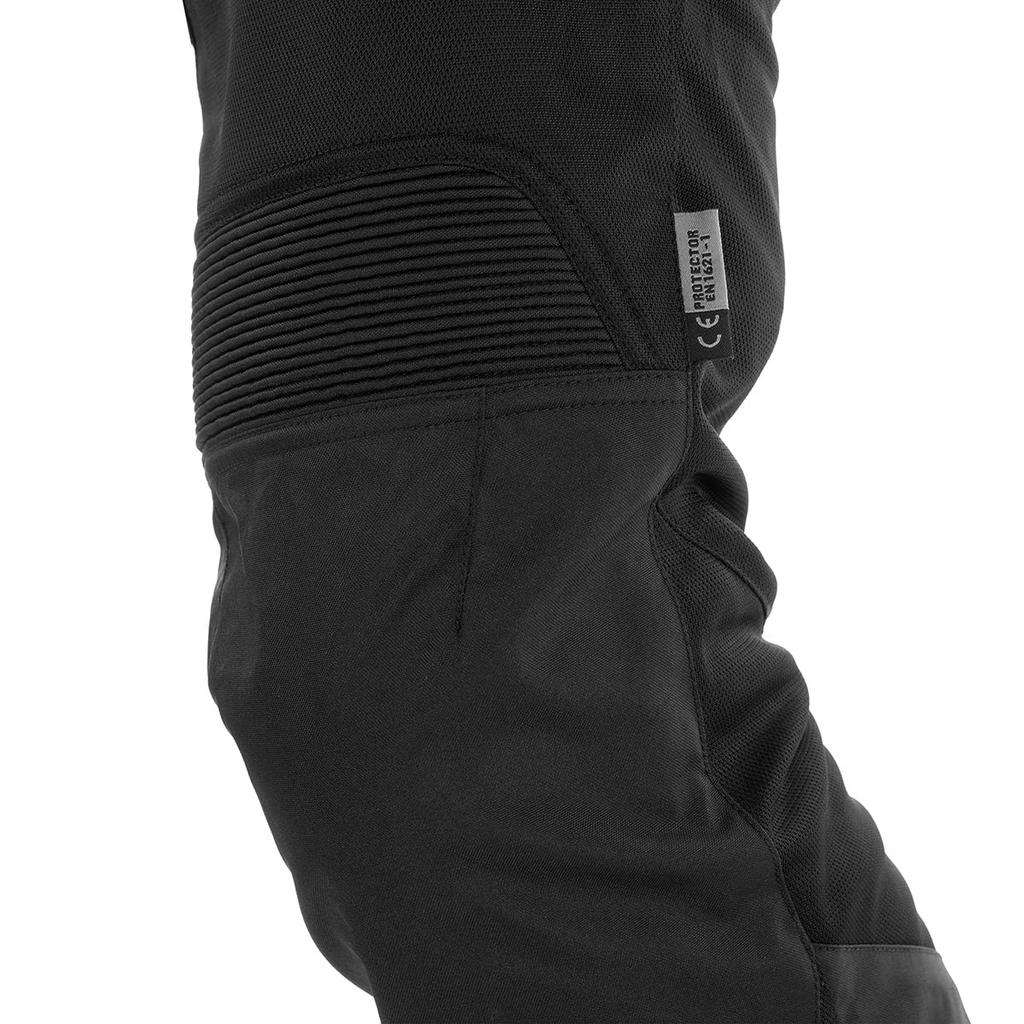 KOMINE PK-7453 Full Armored Mesh Pants for Motorcycles, Men's, Black, Size XS (07-7453)