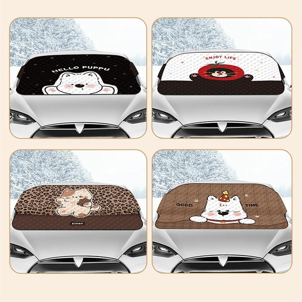 Waterproof Ice Windshield Cover Sun-protective Windshield Sunshade Winter Season
