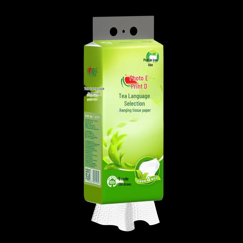 Xin Xiang Yin Tea Language Selection 4-Ply Hanging Facial Tissue