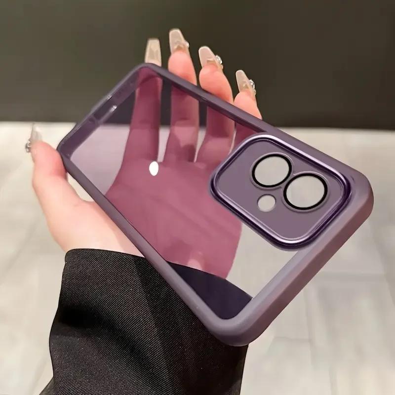 Прозрачный мягкий чехол для телефона для Motorola Moto G35 5G G14 G24 G04 E14 G34 G32 G54 G85 G84 G75 G15 G05 Защитная крышка для объектива камеры