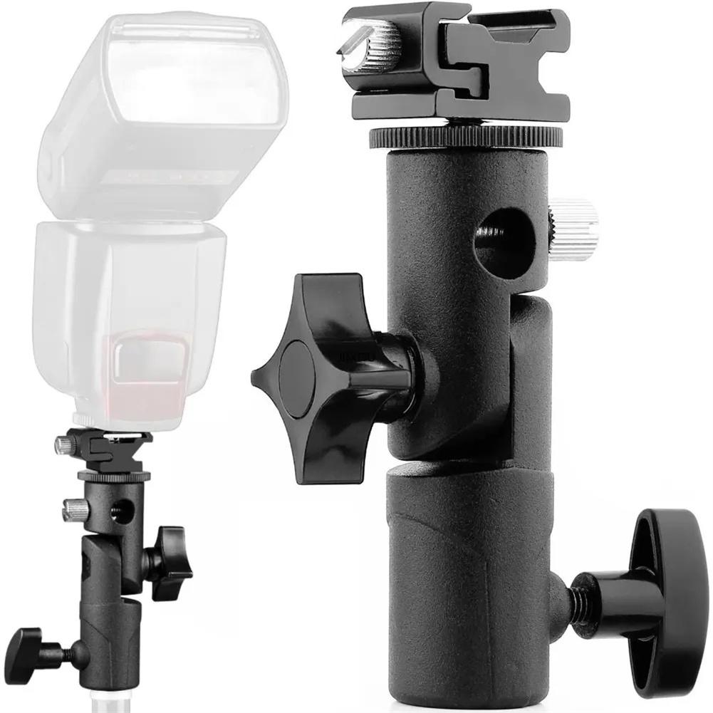 Lamp Mount Universal Flash Lamp Mount Easy To Install Stand Holder With 1/4” 3/8” Screws Compatible?for Studio Light E Holder