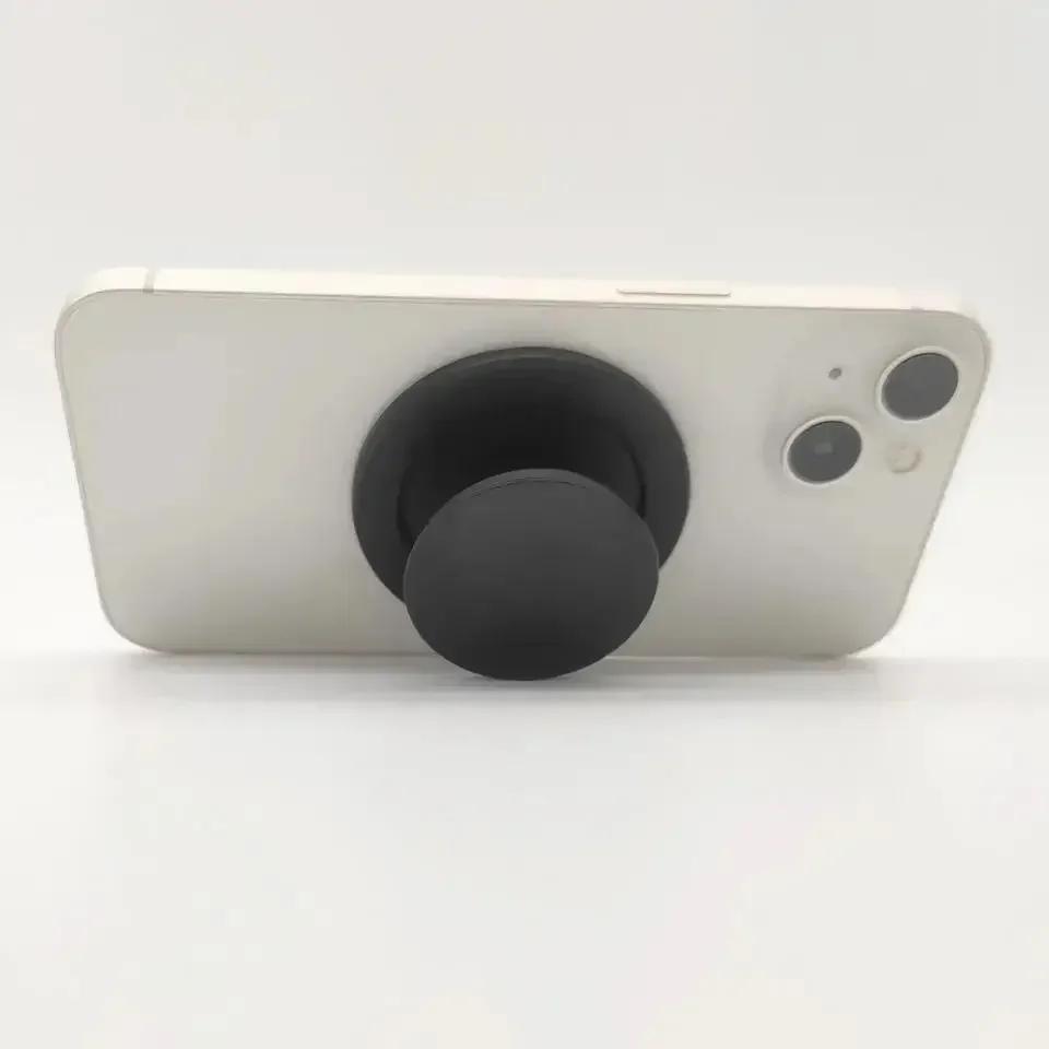 Магнитный складной держатель для мобильного телефона, карманная розетка, поддержка Magsafe IPhone Mac, Samsung, сейф, расширяемая подставка для безымянного пальца