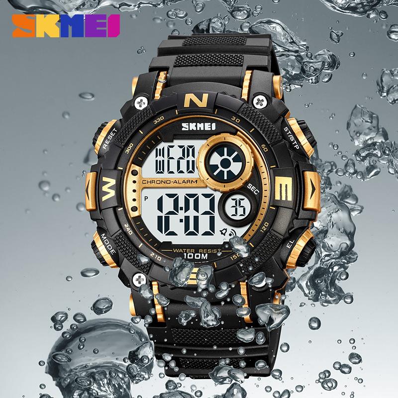 Moment America новые мужские электронные часы студенческие многофункциональные спортивные электронные часы светящиеся водонепроницаемые светодиодные часы мужские