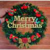 Дизайнерский рождественский венок/настенное украшение/декор для рождественской вечеринки/рождественские украшения для дома/подарки/венок - (Зеленая сосна, 10 дюймов)