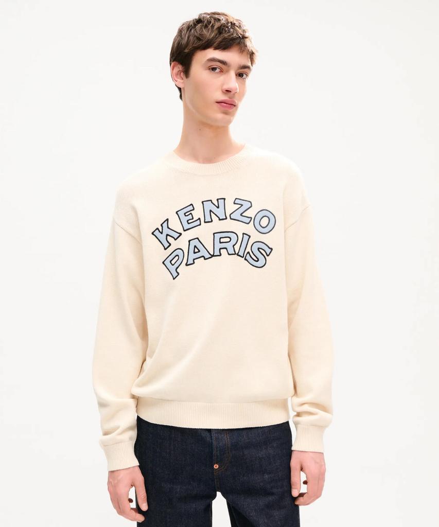 KENZO Men'S Pre-Collection Rws Kenzo Paris Emblem Jumper Knit_K263Amk102Whx