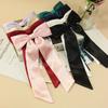 1PC Korean Solid Color Ribbon Bow Hairpin Girls Fashion Big Bow Long Streamer Hairpin Hair Accessories