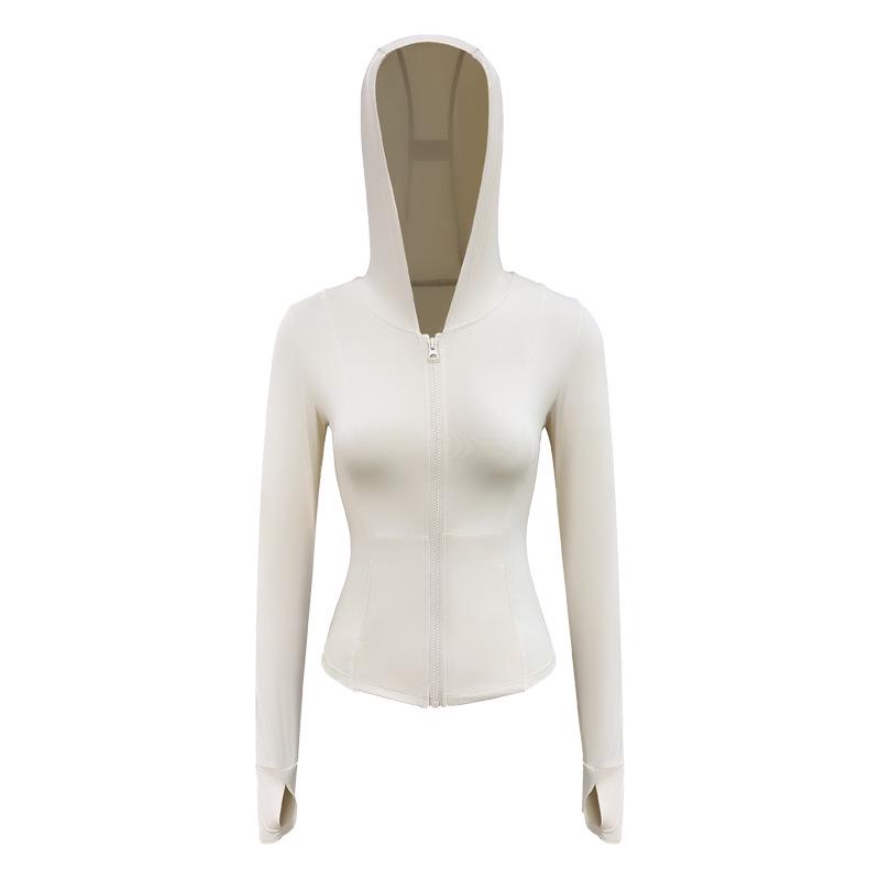 Женская солнцезащитная куртка с капюшоном из ледяного шелка UPF50+ - Летний спортивный уличный топ с защитой от УФ-лучей