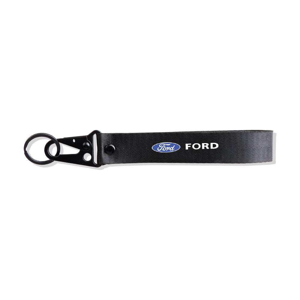 AAAMQ1 For Ford Focus Mustang Ranger Fusion Mondeo Kuga ST Car Styling Keychain Strap Key Holder Lanyard Decoration Auto Accessories