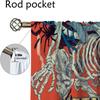 Blackout Curtains for Living Room M-MetallicaS Window Curtain for Room 2 Panel Partition Halloween Decoration Kitchen Elegant