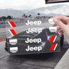 4Pcs Decorative Car Door Handle Vinyl Decal Sticker for Jeep Renegade Wrangler JK JL Grand Cherokee Compass Auto Exterior Parts