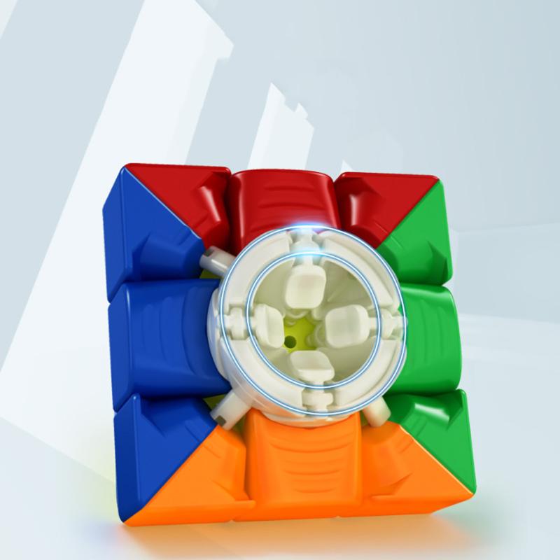 Магнитный скоростной куб Moyu RS4M 4x4, волшебный куб без наклеек, игрушка-головоломка