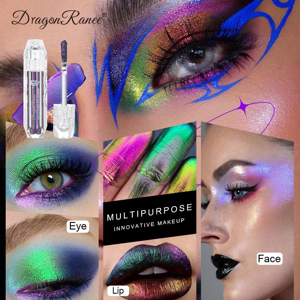 9-цветный металлический блеск для губ с эффектом хамелеона Lip Glzae High Shine Стойкая губная помада коралловых тонов для сценического и хеллоуинского макияжа