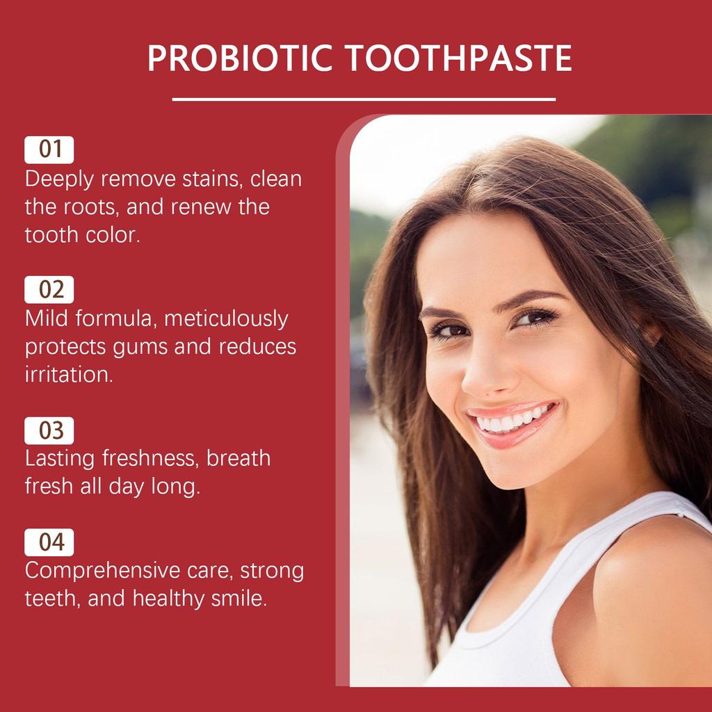 Probiotic Toothpaste For Cleaning Odors And Dirt, Caring For Teeth Hygiene And Daily Care Toothpaste
